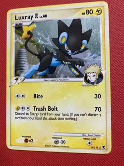 Holo Bleed Luxray GL 9/111 Rising Rivals Holo Pokemon Card TCG - Image 4