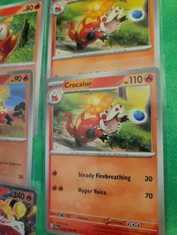 Skeledirge Ex Evolution Playset 9 Cards Paldea Evolved Fuecoco Pokemon NM - Image 3