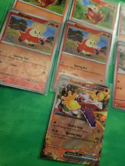 Skeledirge Ex Evolution Playset 9 Cards Paldea Evolved Fuecoco Pokemon NM - Image 4