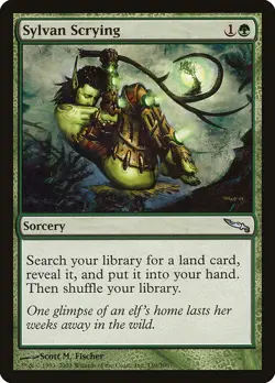 Sylvan Scrying - Foil Mirrodin MP MTG - Image 1