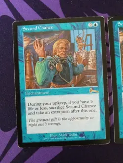 Second Chance 2x MTG Blue Magic Cards - Image 2