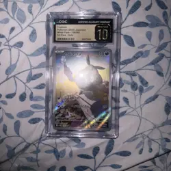 CGC 10 Pristine Trubbish 138/086 AR Art Rare White Flare sv11W Pokemon Card - Image 1