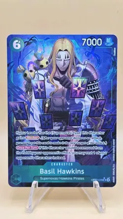 Basil Hawkins OP07-029 Alt Art One Piece Card Game English TCG - Image 1