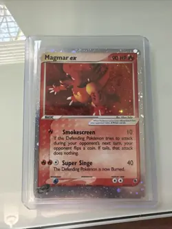 Pokemon Card - Magmar ex Ruby and Sapphire 100/109 Ultra Rare MP - Image 1