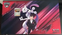 Pokemon TCG 2026 Regionals Playmat and Promo Card - Mewtwo and Giovanni - Image 1
