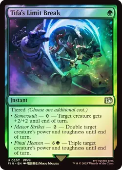 Tifa's Limit Break Foil Final Fantasy MTG NM - Image 1