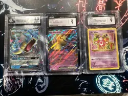 Pokemon TCG Graded Card Lot (3 Cards) - Image 1