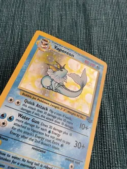 Vaporeon Holo 12/64 - 1999 WOTC Jungle Set - Vintage Pokemon Card - Image 1