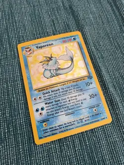 Vaporeon Holo 12/64 - 1999 WOTC Jungle Set - Vintage Pokemon Card - Image 2