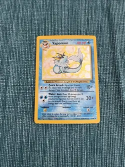 Vaporeon Holo 12/64 - 1999 WOTC Jungle Set - Vintage Pokemon Card - Image 3