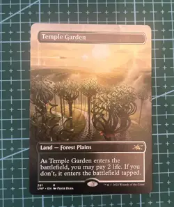 MTG Magic The Gathering Unfinity Shock Land Bundle. Blood Crypt, Tomb, Garden - Image 5