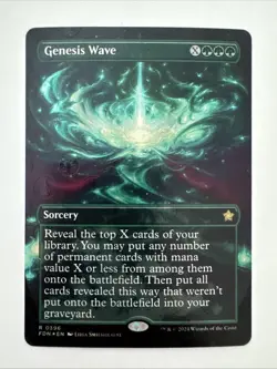 Genesis Wave (Borderless) (Mana Foil) Foundations Foil - Image 1
