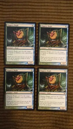 Magic: the Gathering / MtG Slippery Bogle x4 Eventide - Image 1