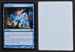 SIGNED MtG Magic Franz Vohwinkel Tenth Ed 1 0 X Artist Proof _ EVACUATION _1/50! - Image 1