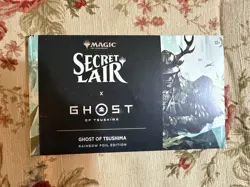 MTG Secret Lair Ghost Of Tsushima Rainbow Foil Edition New Sealed In Hand - Image 1