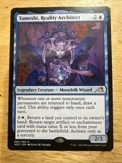 MTG Tameshi, Reality Architect Kamigawa: Neon Dynasty Regular Rare #82 NM Fresh - Image 1