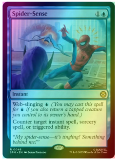 Spider-Sense - Foil Marvel's Spider-Man MTG - Image 1