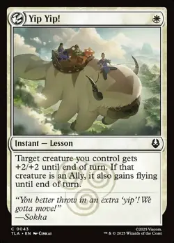 x4 Yip Yip! - Foil C MTG Avatar: The Last Airbender M/NM, English - Image 1