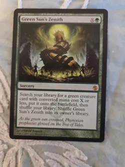 Green Sun's Zenith Mirrodin Besieged Regular - Image 1