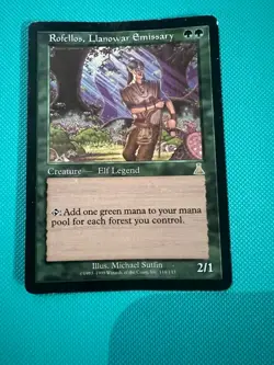 Rofellos, Llanowar Emissary - Urza's Destiny - MTG - Magic the Gathering - Image 1