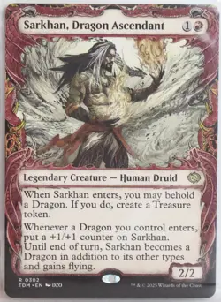 Sarkhan, Dragon Ascendant [New, Near Mint] Showcase {Tarkir: Dragonstorm} - Image 1