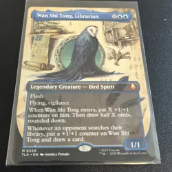 MTG Avatar BORDERLESS FIELD NOTES M Wan Shi Tong, Librarian #0320 On Hand - Image 1