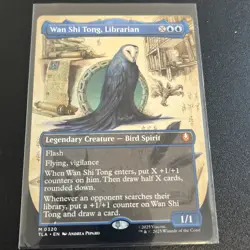 MTG Avatar BORDERLESS FIELD NOTES M Wan Shi Tong, Librarian #0320 On Hand - Image 2