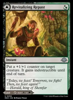 MTG Revitalizing Repast/Old-Growth Grove U 0256 NM - Modern Horizons 3 - Image 1