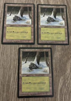 3x Snow-covered Forest - Ice Age - MTG - Magic the Gathering - LP - Image 1
