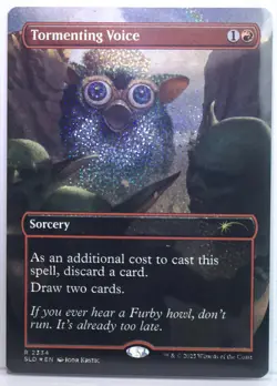 Tormenting Voice [New, Near Mint] *Confetti Foil* {Furby SLD} - Image 1