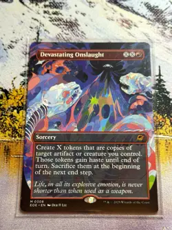 Devastating Onslaught EOE NM MTG Borderless Magic The Gathering - Image 1