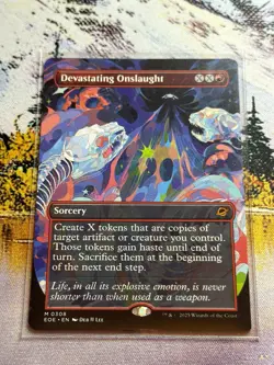 Devastating Onslaught EOE NM MTG Borderless Magic The Gathering - Image 2