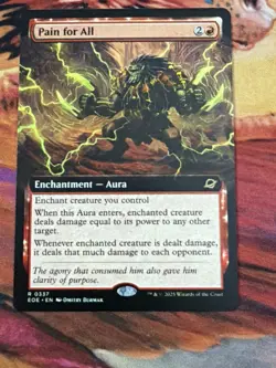 Magic the Gathering MTG #0337 Pain for All Edge of Eternities Extended Art - Image 4