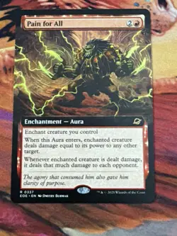 Magic the Gathering MTG #0337 Pain for All Edge of Eternities Extended Art - Image 5