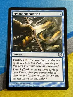 Magic the Gathering MTG Future Sight MYSTIC SPECULATION - Image 1