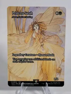 Princess Sarah MTG FCA Pack Fresh NM Showcase Regular Azusa, Lost but Seeking - Image 1
