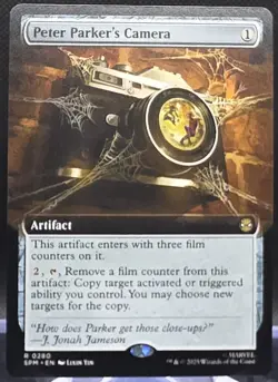Peter Parker's Camera #280 Marvel's Spider-Man Extended Art Regular Rare - Image 1