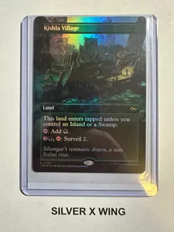 Kishla Village (Borderless) Foil x1, MTG, Tarkir: Dragonstorm, TDM, NM - Image 1
