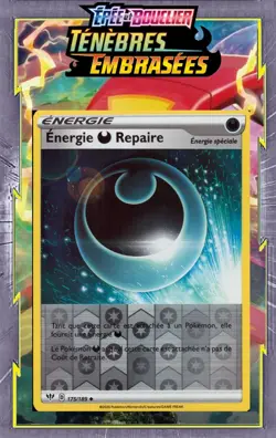 Energie Repaire Reverse-EB03:Tenebres Embrasees- 175/189 -Carte Pokemon Neuve FR - Image 1