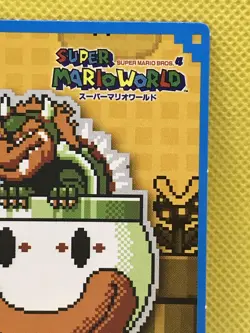 Koopa Super Mario WORLD 1990 Top card Nintendo Japan F/S - Image 3