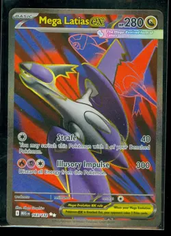 Pokemon MEGA LATIAS EX 163/132 - Mega Evolution - ULTRA RARE FULL ART - MINT - Image 1