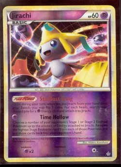 Pokemon JIRACHI 1/95 Unleashed RARE Rev Holo - NEAR MINT/MINT - Image 1