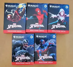 SDCC 2025 Magic The Gathering Marvel Spider-Man Welcome Deck - Complete Set! - Image 1