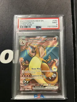 2023 Pokemon Scarlet and Violet 151#183 Charizard EX Ultra Rare PSA 9 - Image 1