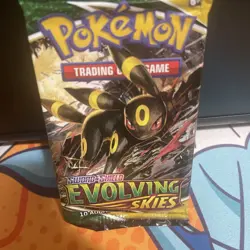 Pokemon TCG Sword & Shield Evolving Skies Sealed Booster Pack - UMBREON ART - Image 3