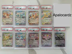 Pokemon Prismatic Evolutions Eeveelution Stamped Promo *Sequential Set PSA 10* - Image 1
