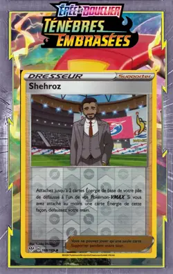 Shehroz Reverse-EB03:Tenebres Embrasees- 168/189 - Carte Pokemon Neuve Francaise - Image 1