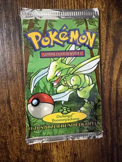 Pokemon Booster Base Set Sichlor / Scyther Jungle Edition 1999 Deutsch / German - Image 1