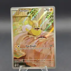 Pokemon TCG Yamper 099/094 Phantasmal Flames Illustration Rare NM Pack Fresh - Image 1