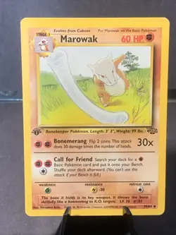 Pokemon TCG Marowak #39/64 1999 1st Edition Uncommon Unlimited Jungle WOTC VTG - Image 1